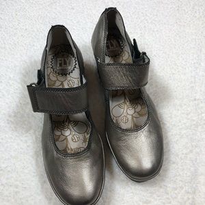 Fly London Metallic Wedges